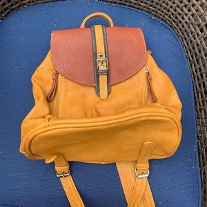 Leather Back Pack